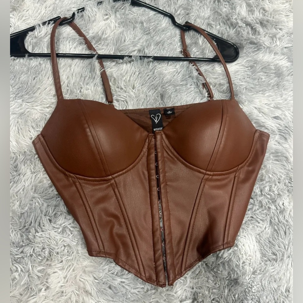 Brown corset
